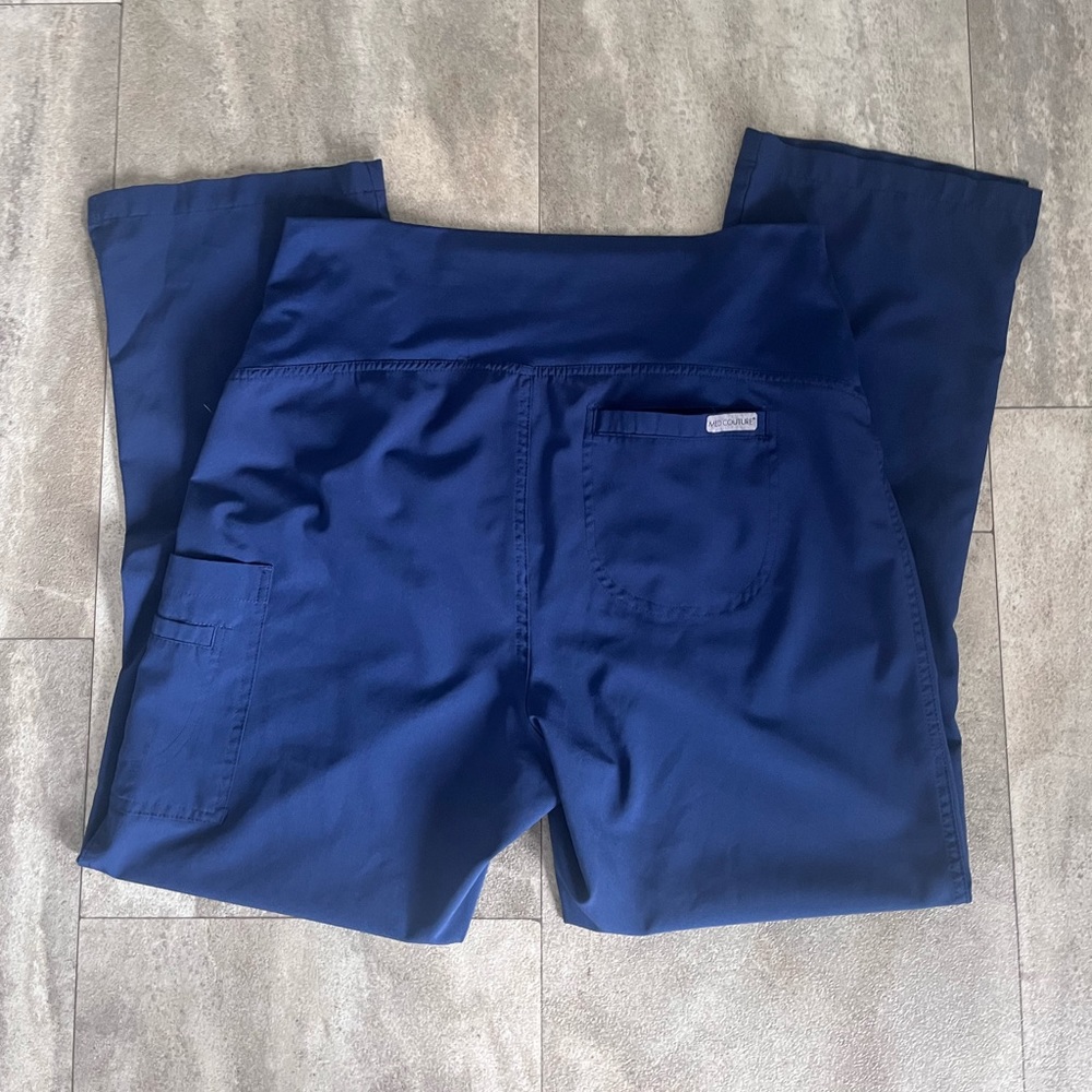 Navy Med Couture Maternity Scrub Pants